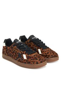 Pepe Jeans Sneakersy Ball Print W PLS000013 Brązowy. Kolor: brązowy. Materiał: skóra. Wzór: nadruk #5