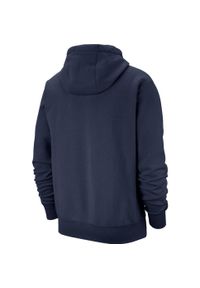 Nike - Męska Bluza Z Kapturem NSW Club. Typ kołnierza: kaptur. Kolor: niebieski