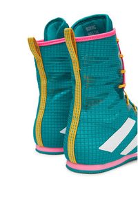 Adidas - adidas Buty bokserskie Box Hog 4 JR5382 Zielony. Kolor: zielony. Materiał: materiał #3