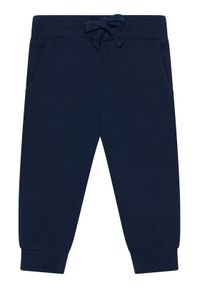 Guess Spodnie dresowe N93Q17 KAUG0 Granatowy Regular Fit. Kolor: niebieski. Materiał: bawełna #1