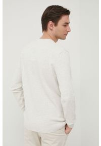 Tom Tailor sweter bawełniany męski kolor szary lekki. Okazja: na co dzień. Kolor: szary. Materiał: bawełna. Styl: casual