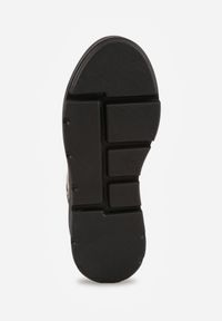 Renee - Panterkowe Sneakersy Vices na Grubej Podeszwie Tuliri. Materiał: jeans. Obcas: na platformie #10