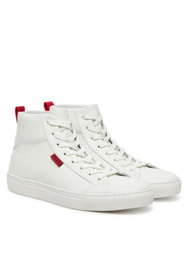 Hugo - HUGO Sneakersy Morrie 50537334 Biały. Kolor: biały. Materiał: skóra