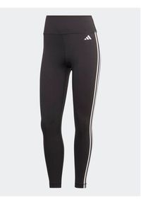 Adidas - adidas Legginsy Train Essentials 3-Stripes High-Waisted 7/8 Leggings HT5438 Czarny. Kolor: czarny. Materiał: syntetyk