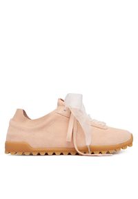 Calvin Klein Sneakersy Low Profile Run Mg Sue Db Laces HW0HW03150 Różowy jasny. Kolor: różowy. Materiał: zamsz, skóra. Sport: bieganie #1