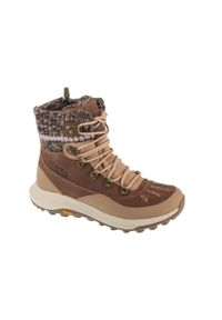 Merrell - Buty trekkingowe damskie, Siren 4 Thermo Mid Zip WP. Kolor: beżowy. Styl: sportowy