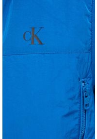 Calvin Klein Jeans bezrękawnik męski kolor niebieski przejściowy. Okazja: na co dzień. Kolor: niebieski. Materiał: włókno, materiał. Długość rękawa: bez rękawów. Styl: casual #6
