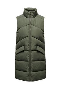 only - ONLY Bezrękawnik 15274066 Khaki Regular Fit. Kolor: brązowy. Materiał: syntetyk. Długość rękawa: bez rękawów #5