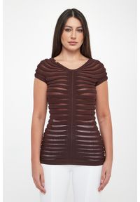 Elisabetta Franchi - Bluzka damska z tiulu ELISABETTA FRANCHI. Materiał: tiul #3