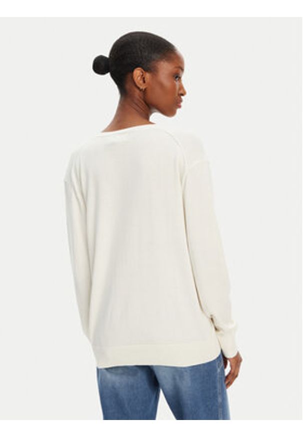 Polo Ralph Lauren Sweter 211972105002 Écru Straight Fit. Typ kołnierza: polo. Materiał: bawełna