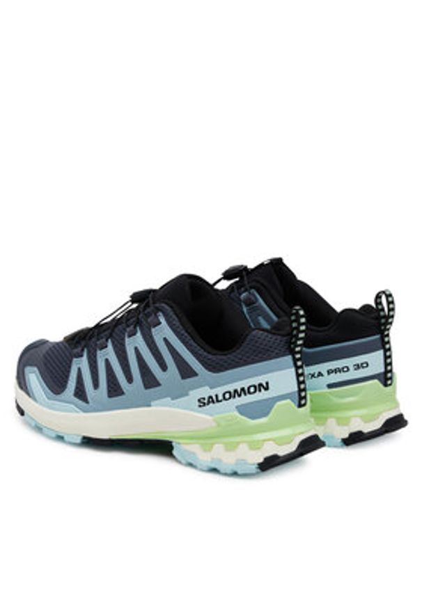 salomon - Salomon Buty do biegania Xa Pro 3D V9 L47748000 Szary. Kolor: szary. Materiał: materiał
