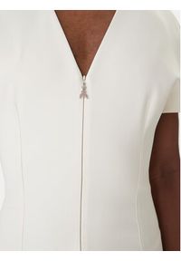 Patrizia Pepe Sukienka koktajlowa 8A1663/A6F5-W409 Écru Regular Fit. Materiał: syntetyk. Styl: wizytowy #4