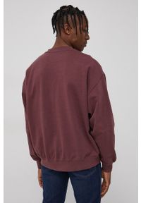 Wrangler Bluza bawełniana męska kolor fioletowy gładka. Kolor: fioletowy. Materiał: bawełna. Wzór: gładki #4