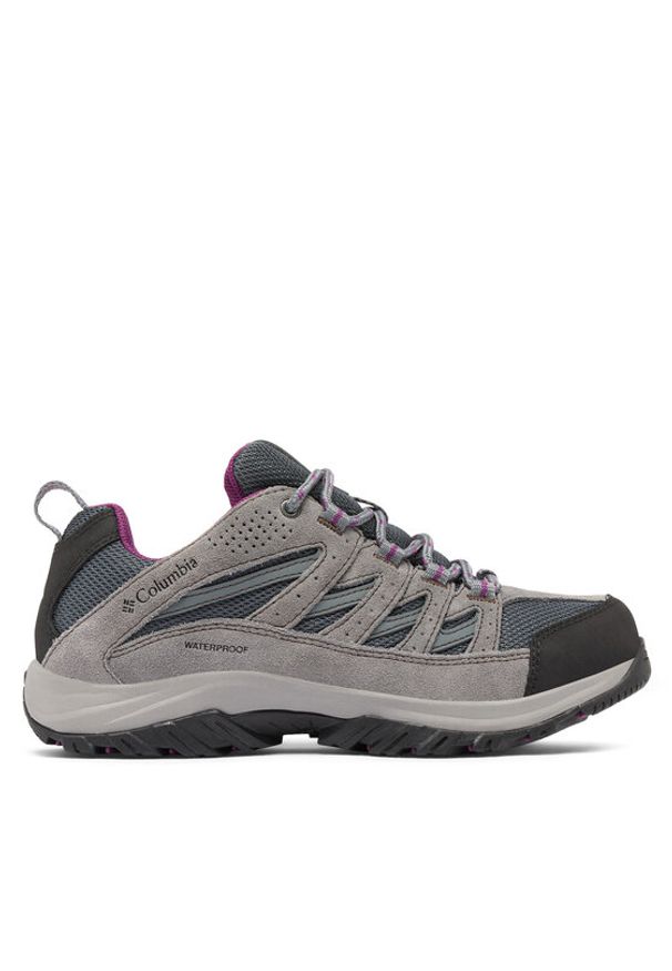 columbia - Columbia Trekkingi Crestwood™ Waterproof 2099881 Szary. Kolor: szary. Materiał: zamsz, skóra