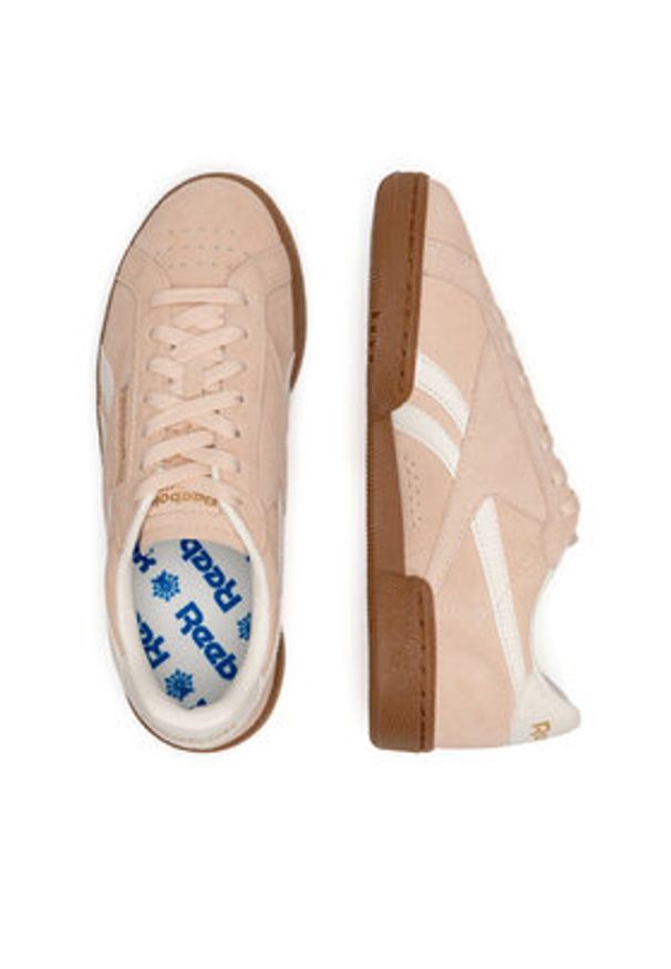 Reebok Sneakersy Club C Grounds Uk 100208146 Różowy. Kolor: różowy. Materiał: zamsz, skóra. Model: Reebok Club