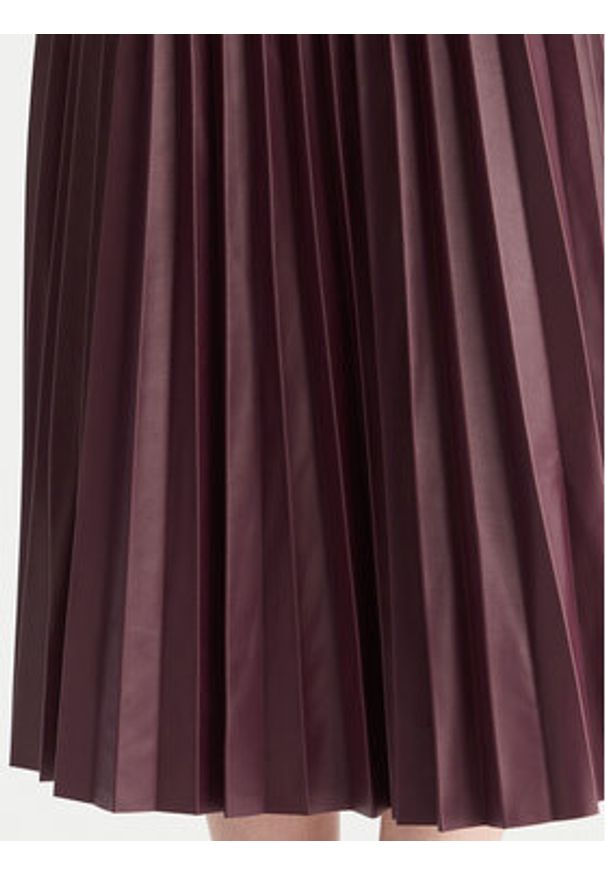 Vero Moda Spódnica z imitacji skóry Bella Holly 10319036 Fioletowy Regular Fit. Kolor: fioletowy. Materiał: skóra