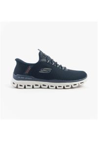 skechers - Buty męskie sneakersy Skechers Glide-Step Slip-Ins. Kolor: niebieski