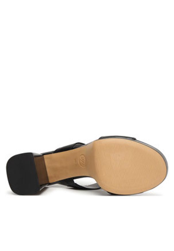 MICHAEL Michael Kors Sandały Erin Platform 40S6ERHS1L Czarny. Kolor: czarny. Materiał: skóra. Obcas: na platformie