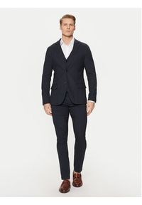 Tom Tailor Chinosy 1044345 Granatowy Slim Fit. Kolor: niebieski. Materiał: syntetyk #3