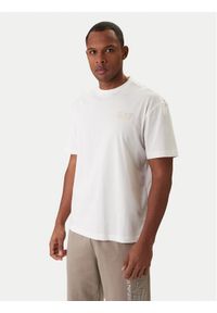 EA7 Emporio Armani T-Shirt 7M001402 AF22264 U0004 Écru Regular Fit. Materiał: bawełna #1