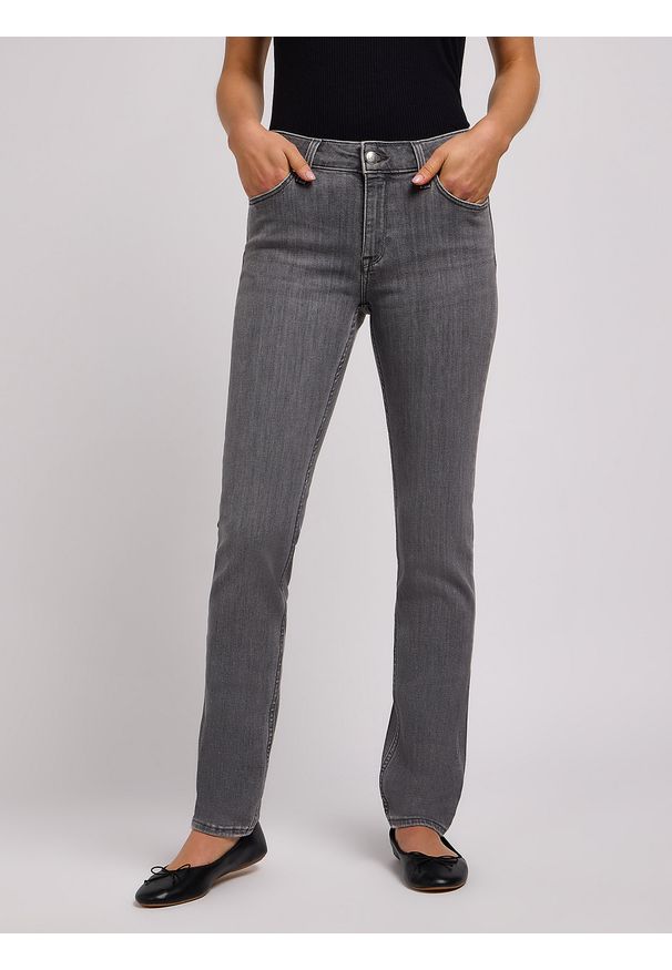 Lee - LEE DAMSKIE SPODNIE JEANSOWE LEE ELLY ASH STONE 112349598