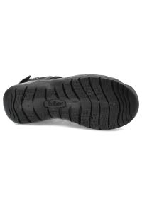 Czarne Sandały Lee Cooper Wygodne Obuwie Męskie. Okazja: na spacer, na co dzień. Kolor: czarny. Sezon: lato. Styl: sportowy, casual #7