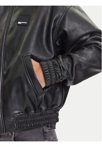 Karl Lagerfeld Jeans Kurtka z imitacji skóry A3M15035 Czarny Regular Fit. Kolor: czarny. Materiał: skóra #6