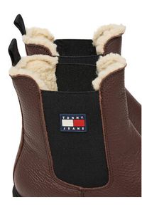 Tommy Jeans Sztyblety Tjw Chelsea Boot Wl EN0EN02826 Brązowy. Kolor: brązowy. Materiał: skóra #6