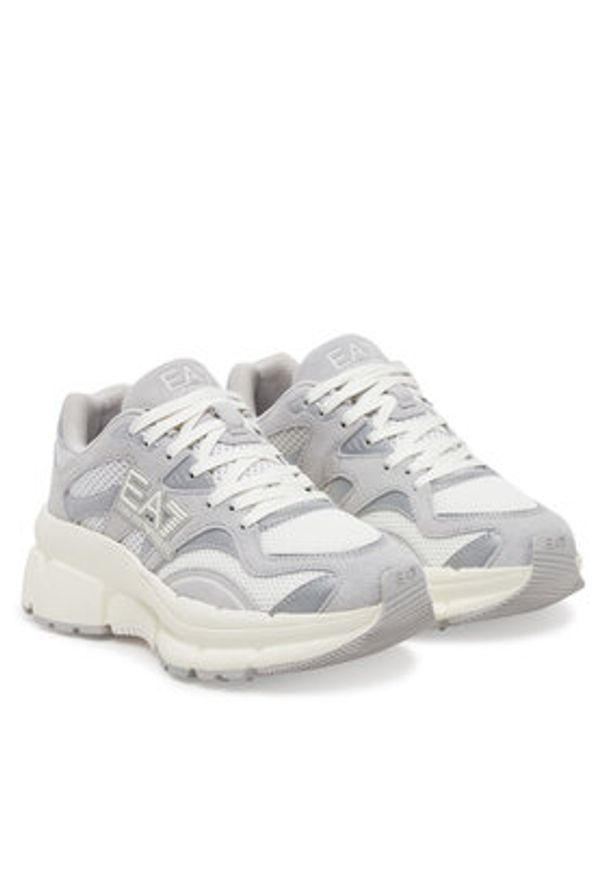 EA7 Emporio Armani Sneakersy X8X237 XK425 R951 Szary. Kolor: szary. Materiał: materiał