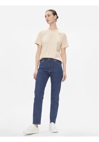 Calvin Klein Jeansy Mid Rise Slim - Mid Blue K20K206780 Niebieski Slim Fit. Kolor: niebieski