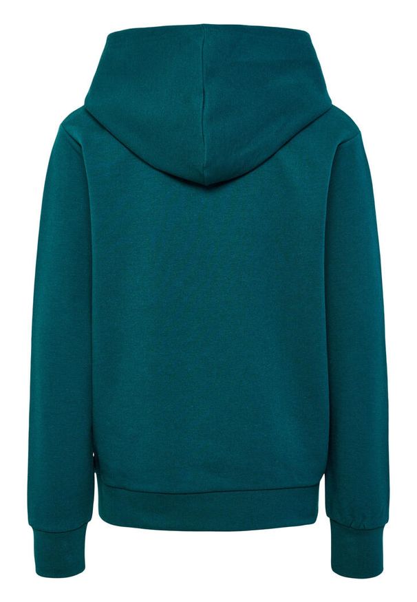 Bluza z kapturem dla dzieci Hummel Cuatro. Typ kołnierza: kaptur. Kolor: zielony. Materiał: bawełna