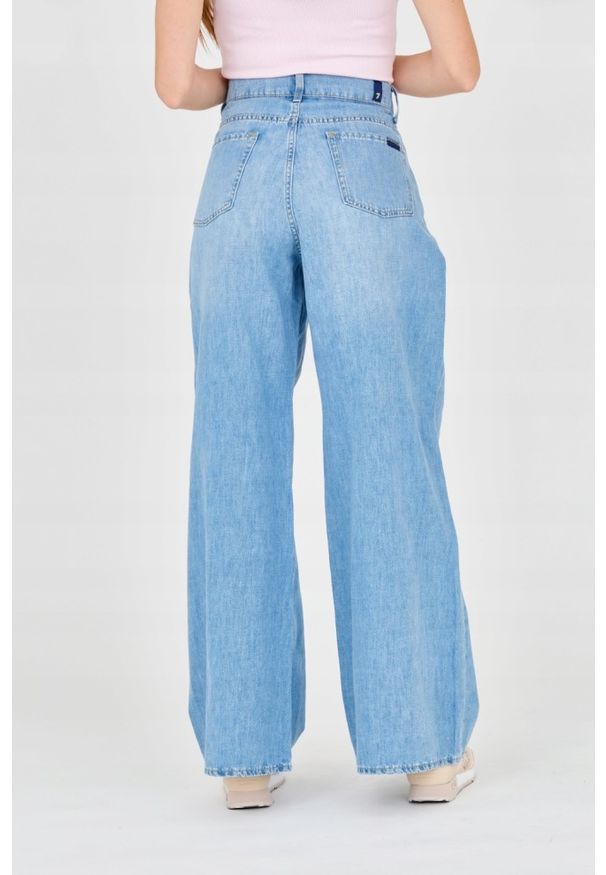 7 FOR ALL MANKIND Niebieskie damskie jeansy Zoey, Rozmiar 28. Kolor: niebieski