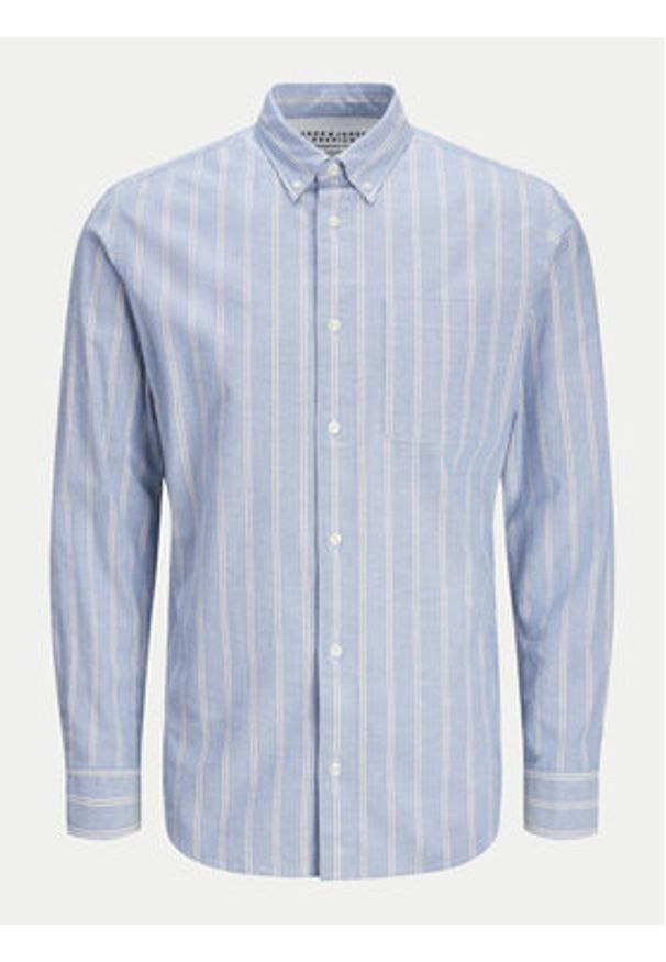 Jack & Jones Koszula Brook 12192150 Niebieski Slim Fit. Kolor: niebieski. Materiał: bawełna