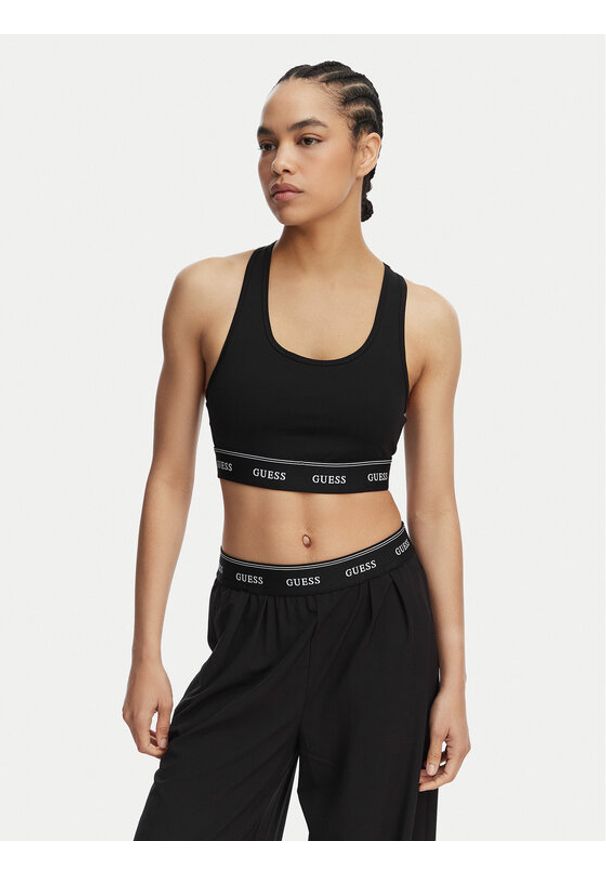 Guess Biustonosz top V6GP13 K3055 Czarny. Kolor: czarny. Materiał: syntetyk
