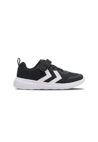 Sneakersy dla dzieci Hummel Actus Recycled. Okazja: na uczelnię. Kolor: czarny. Materiał: materiał. Szerokość cholewki: normalna. Sport: joga i pilates