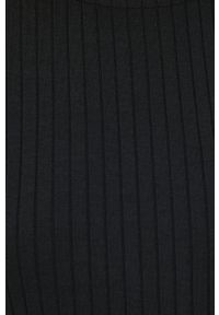 Noisy may - Noisy May sukienka kolor czarny mini dopasowana. Kolor: czarny. Materiał: dzianina. Długość rękawa: długi rękaw. Wzór: gładki. Typ sukienki: dopasowane. Długość: mini #2