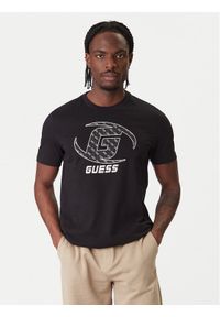Guess T-Shirt Z6RI06 I3Z14 Czarny Regular Fit. Kolor: czarny. Materiał: bawełna #1