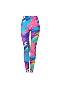 Legginsy sportowe damskie DEEP TRIP Pixy. Kolor: wielokolorowy