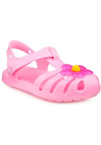 Sandały dziecięce Crocs ISABELLA CHARM. Kolor: różowy