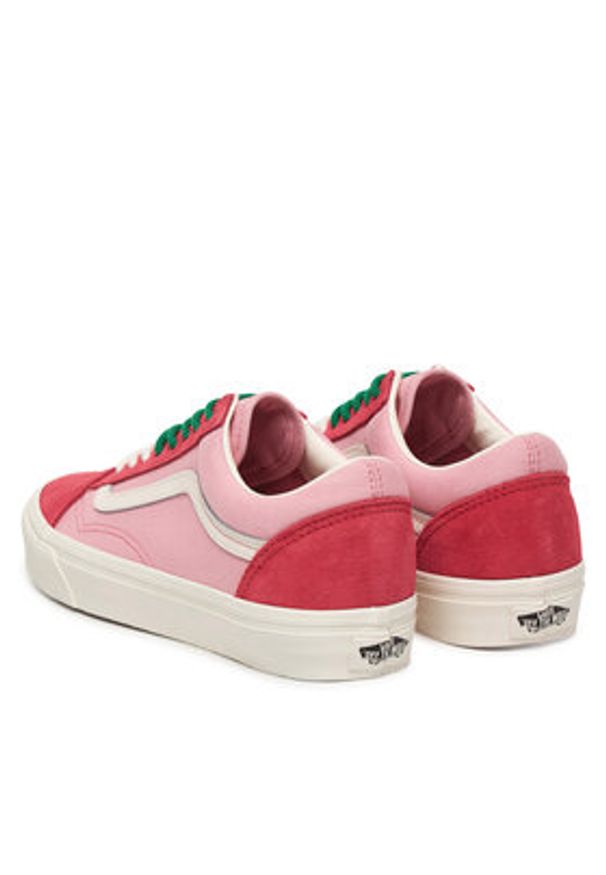 Vans Tenisówki Old Skool VN000EDYFO91 Różowy. Kolor: różowy. Materiał: skóra, zamsz