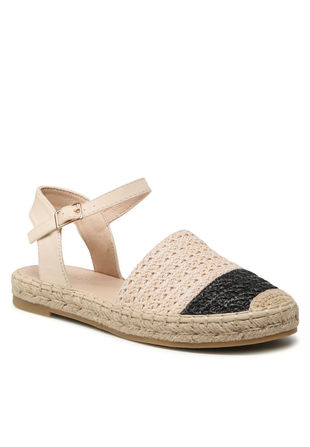 Espadryle Jenny Fairy WS990-97 Begie. Kolor: beżowy. Materiał: skóra