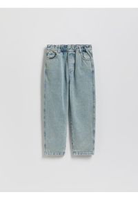 Reserved - Jeansy baggy - niebieski. Kolor: niebieski #1