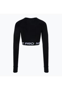 Top treningowy longsleeve damski Nike Pro 365 Dri-Fit. Kolor: czarny. Długość rękawa: długi rękaw