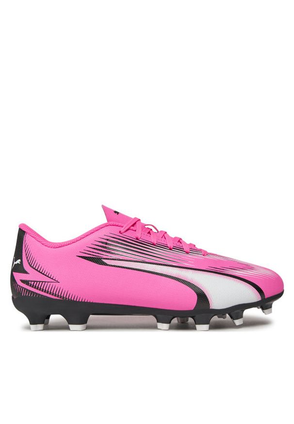 Puma Buty do piłki nożnej Ultra Play Fg/Ag Jr 107775 01 Różowy. Kolor: różowy. Materiał: skóra
