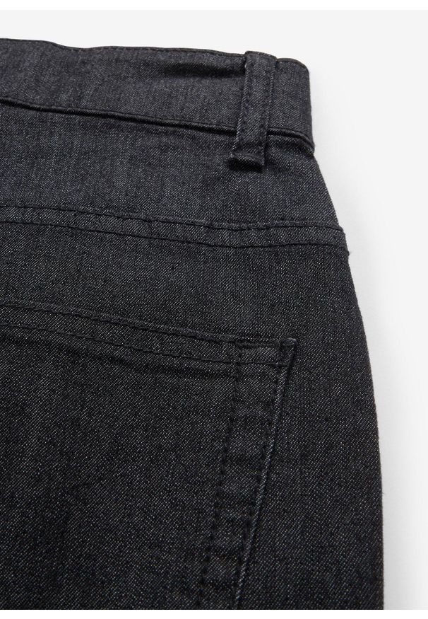 bonprix - Dżinsy o kroju extra loose fit z prostymi nogawkami i regulowanym pasem. Kolor: szary