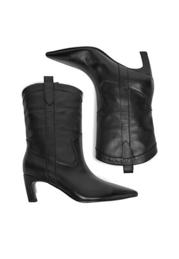 Gino Rossi Botki `EO-DIMA-2546-0714-1R Czarny. Kolor: czarny. Materiał: skóra