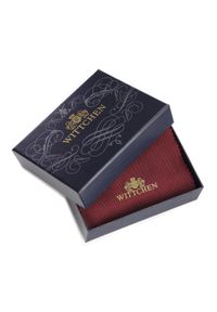 Wittchen - Etui na dokumenty skórzane z kieszenią czarne. Kolor: czerwony. Materiał: skóra #5