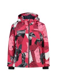 Kurtka dziecięca narciarska CMP 39W2085. Kolor: wielokolorowy, czerwony, różowy. Sezon: zima. Sport: narciarstwo #1