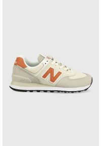 New Balance sneakersy WL574VK2 kolor beżowy. Nosek buta: okrągły. Zapięcie: sznurówki. Kolor: beżowy. Model: New Balance 574