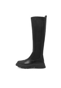 Jenny Fairy Kozaki LORA HY0522-4 Czarny. Kolor: czarny. Materiał: skóra #6